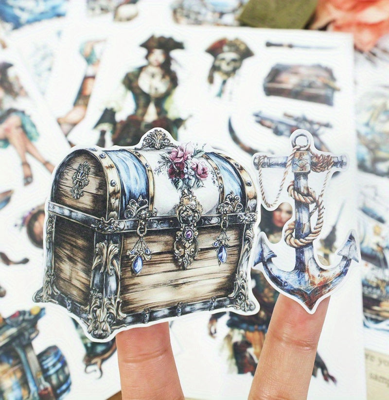 A5 Christmas themed sticker book PET material, pre-cut model, retro style, diary decoration, substrate