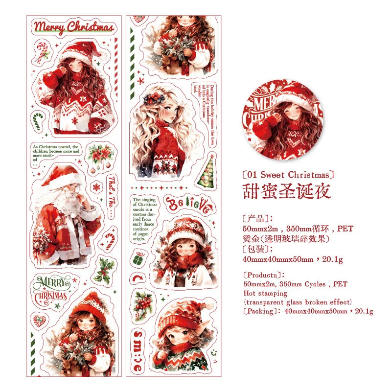 Adhesive tapes Christma  bujofox