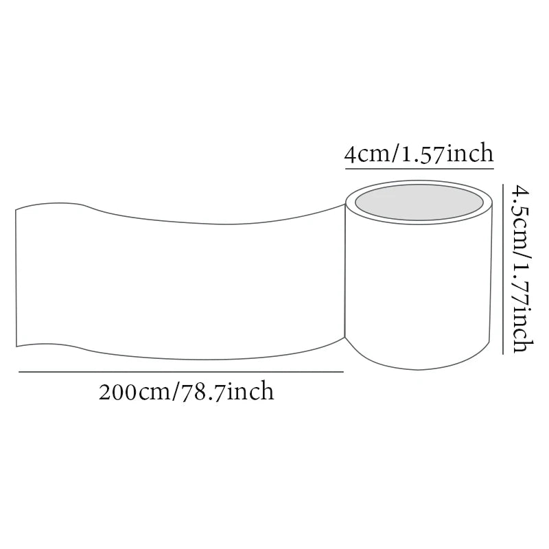 6Style 1Roll/pack Natural Healing Series PET Tape for DIY Handbook Glasses Mugs Calendars Decoration