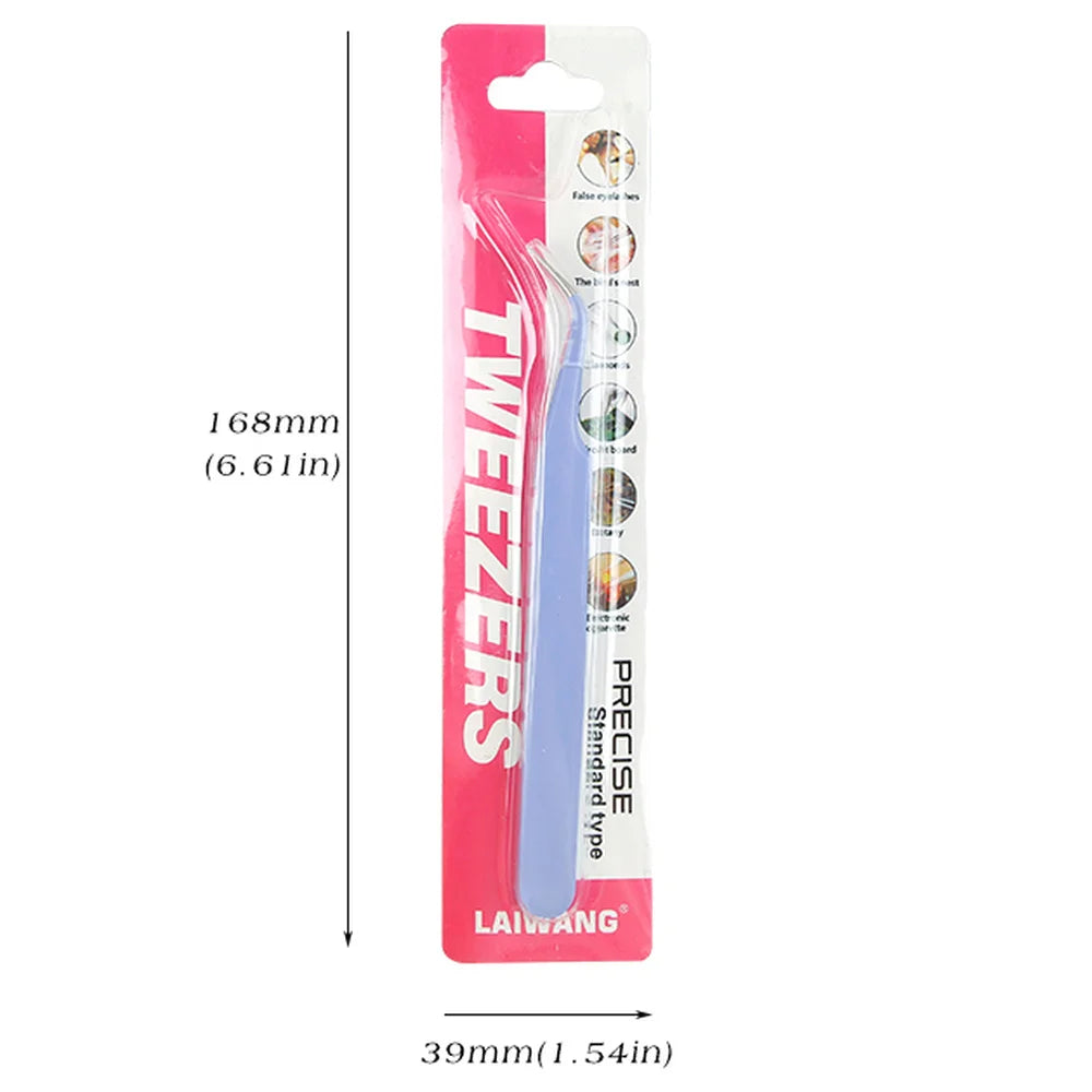 8 Styles Candy Color Multifunctional Tweezers Creative Small Fresh Stainless Steel High Elastic Hand Account Clip