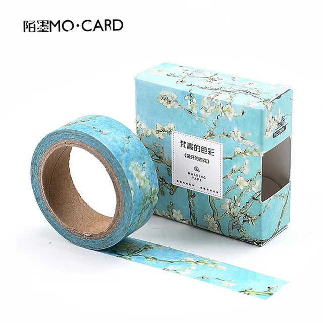 Van Gogh famous painting Washi tape Decorative notebooks Diary Album Scrapbooking Masking tape Sticker Craft Supplies